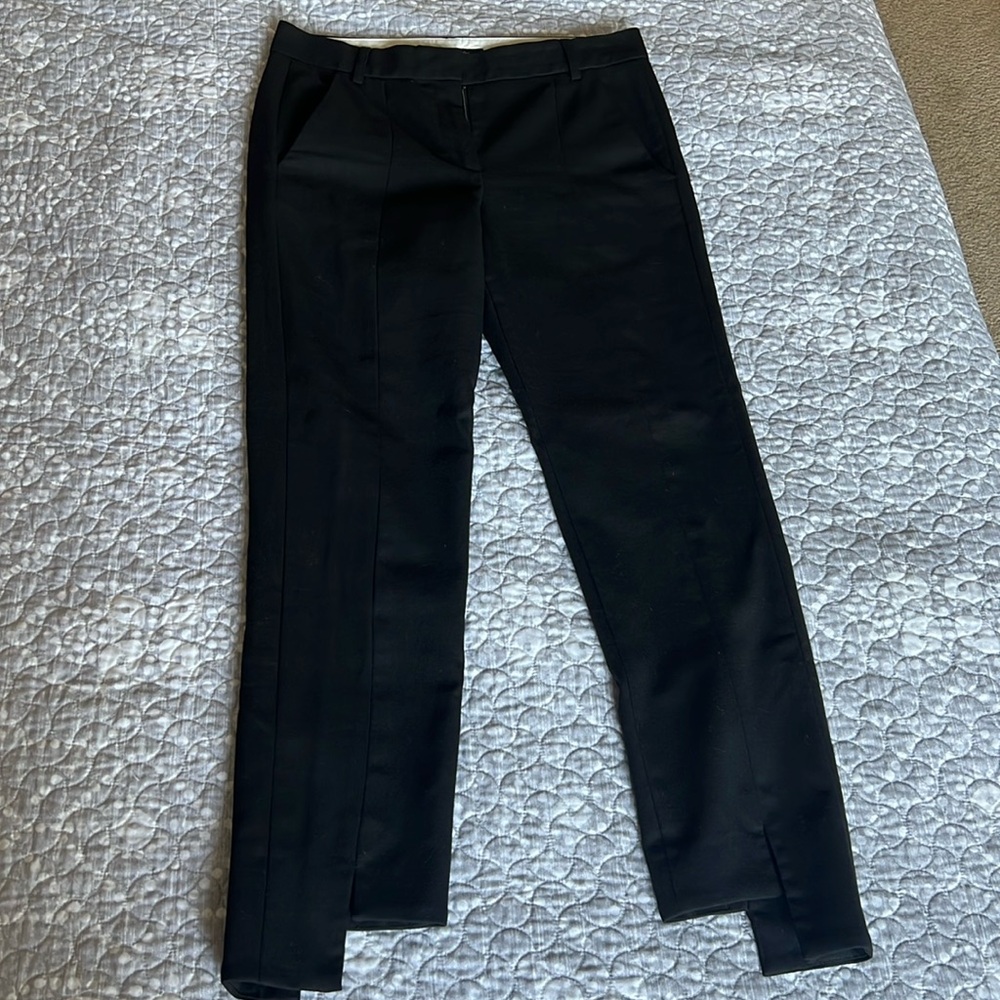 French Connection black work/ dress pants/ trousers cropped ankle size 2